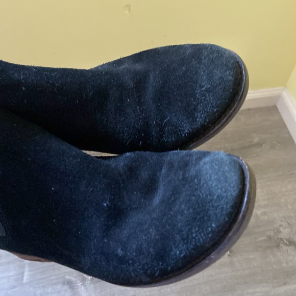 Lucky Brand Black Suede Booties - Picture 2 of 6